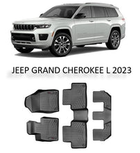 Cargar imagen en el visor de la galería, Alfombra WeatherTech, primera, segunda y tercera fila Jeep Grand Cherokee L 2022-2024