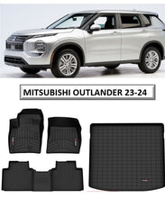 Cargar imagen en el visor de la galería, Alfombra WeatherTech primera, segunda fila y maleta para Mitsubishi Outlander 2023-2025