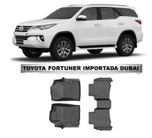 Cargar imagen en el visor de la galería, Alfombra WeatherTech, primera y segunda fila Toyota Fortuner Dubai 2015-2024