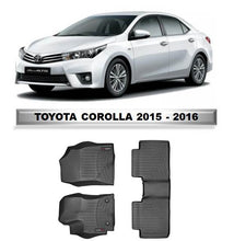 Cargar imagen en el visor de la galería, Alfombra WeatherTech primera y segunda fila Toyota Corolla 2014-2019