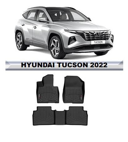 Alfombra WeatherTech primera y segunda fila Hyundai Tucson 2022-2024