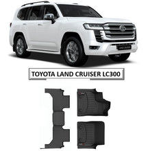 Cargar imagen en el visor de la galería, Alfombra WeatherTech, primera y segunda fila Toyota Land Cruiser LC300 2023-2024
