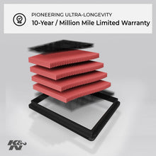 Cargar imagen en el visor de la galería, YA-1199 Filtro De Aire K&N Para Moto YAMAHA XVS1100 1999-2009