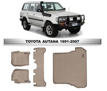 Cargar imagen en el visor de la galería, Alfombra WeatherTech primera, segunda fila y maleta para Toyota Autana 1991-2007