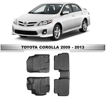 Cargar imagen en el visor de la galería, Alfombra WeatherTech primera y segunda fila Toyota Corolla 2009-2014