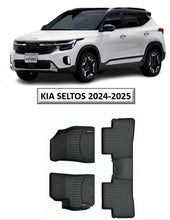 Cargar imagen en el visor de la galería, Alfombra WeatherTech primera y segunda fila Kia Seltos 2024-2025