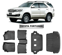 Cargar imagen en el visor de la galería, Alfombra WeatherTech primera, segunda, tercera fila y maleta Fortuner Nacional 2009 - 2020