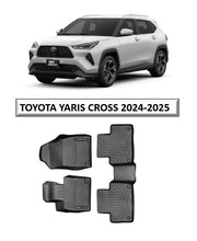 Cargar imagen en el visor de la galería, Alfombra WeatherTech primera y segunda fila Toyota Yaris Cross 2024-2025