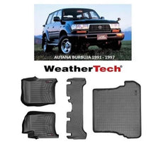 Cargar imagen en el visor de la galería, Alfombra WeatherTech primera, segunda fila y maleta para Toyota Autana 1991-2007