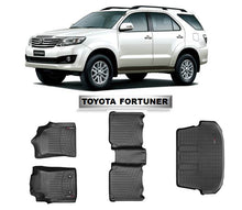 Cargar imagen en el visor de la galería, Alfombra WeatherTech primera, segunda fila y maleta Fortuner Nacional 2009 - 2020