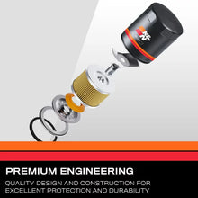 Cargar imagen en el visor de la galería, SO-2011 Filtro de Aceite K&N Ford Explorer - Ford Mustang - Chevrolet Silverado 1500 2014 - 2020 - Dodge Dakota 3.7l 2009-2011 - Jeep Cherokee Liberty 3.7l 2009-2014- HP-2011