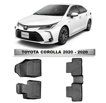 Cargar imagen en el visor de la galería, Alfombra WeatherTech primera y segunda fila Toyota Corolla 2020-2024
