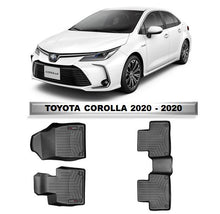Cargar imagen en el visor de la galería, Alfombra WeatherTech primera y segunda fila Toyota Corolla 2020-2024