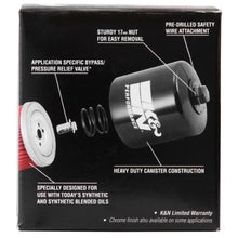 Cargar imagen en el visor de la galería, KN-164 Filtro de Aceite K&N Para Moto BMW C600 2011-2015 - C650 2011-2019 - K1600 2011-2019 - R1200 2004-2014