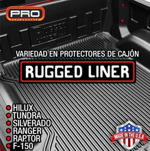 Cargar imagen en el visor de la galería, Protector De Cajón  Rugged Liner Chevrolet Silverado Cabina Sencilla 2007-2013
