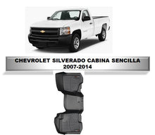 Cargar imagen en el visor de la galería, Alfombra WeatherTech Chevrolet Silverado Cabina Sencilla 2007-2014