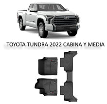 Cargar imagen en el visor de la galería, Alfombra WeatherTech Toyota Tundra Cabina y Media 2022-2023