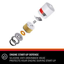 Cargar imagen en el visor de la galería, HP-2006 Filtro de Aceite K&N HP Premium Chevrolet Tahoe 1999-2002 - Hummer H3 2006-2010 - Impala 1980-2011 - Trail Blazer2002-2009 - Silverado 1999-2002