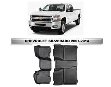 Cargar imagen en el visor de la galería, Alfombra WeatherTech Chevrolet Silverado Doble Cabina 2007-2014