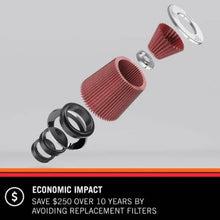 Cargar imagen en el visor de la galería, E-2875 Filtro de Aire K&N Hyundai H-1 2.4L 1997-2005