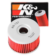 Cargar imagen en el visor de la galería, KN-137 Filtro de Aceite K&N Para Moto Suzuki DR800 1988-2000 - DR500 1981-1984 - DR600 1985-1991 - DR650 1990-2019
