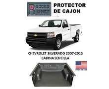 Cargar imagen en el visor de la galería, Protector De Cajón Rugged Liner Chevrolet Silverado Cabina Sencilla 2007-2013