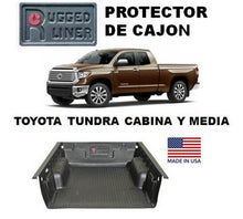 Cargar imagen en el visor de la galería, Protector De Cajón Rugged Liner Toyota Tundra Cabina y Media 2007-2020