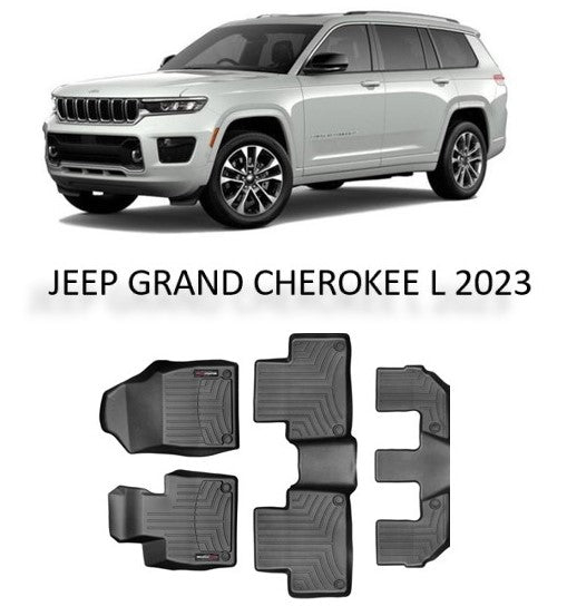 Alfombra WeatherTech, primera, segunda y tercera fila Jeep Grand Cherokee L 2022-2024