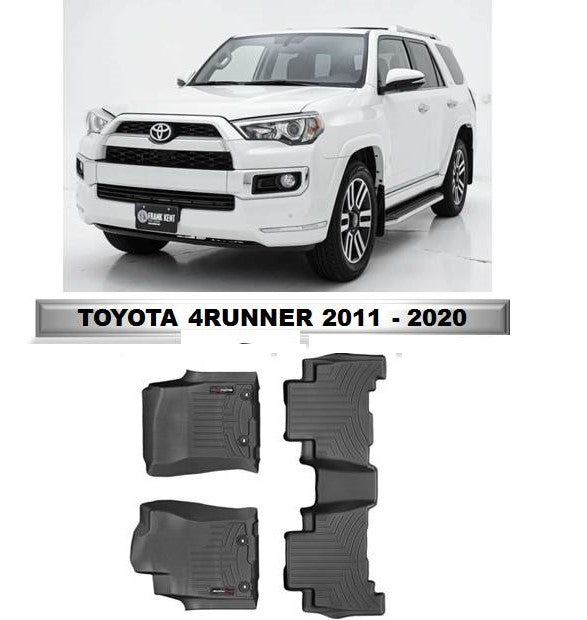 Alfombra WeatherTech primera y segunda fila Toyota 4Runner 2010-2024