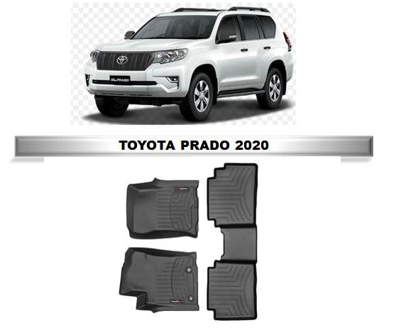 Alfombra WeatherTech primera y segunda fila Toyota Prado 2020-2024