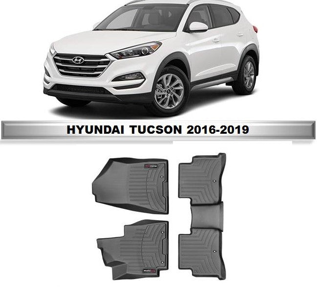 Alfombra WeatherTech primera y segunda fila Hyundai Tucson 2016-2018