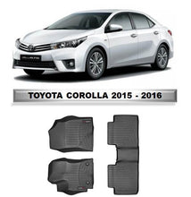 Cargar imagen en el visor de la galería, Alfombra WeatherTech primera y segunda fila Toyota Corolla 2014-2019
