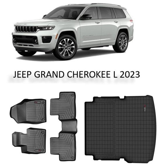 Alfombra WeatherTech, primera, segunda fila y maleta Jeep Grand Cherokee L 2022-2024