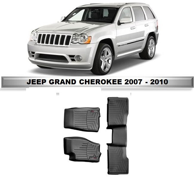 Alfombra WeatherTech primera y segunda fila Jeep Grand Cherokee 2005-2010