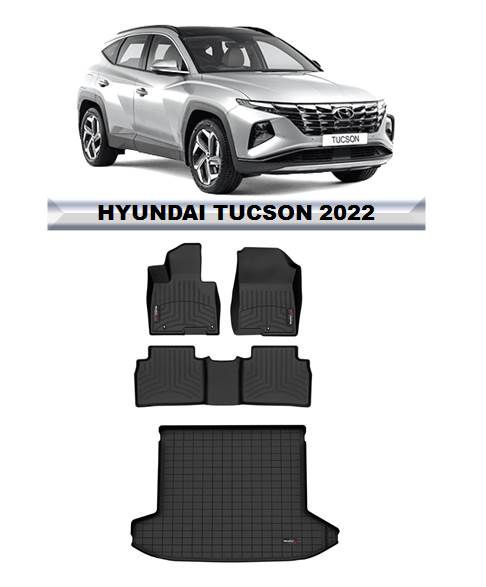 Alfombra WeatherTech primera, segunda fila y maleta Hyundai Tucson 2022-2024