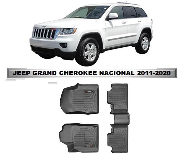 Alfombra WeatherTech primera y segunda fila Jeep Grand Cherokee 2011-2020