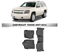 Cargar imagen en el visor de la galería, Alfombra WeatherTech primera y segunda fila Chevrolet Tahoe 2007-2014
