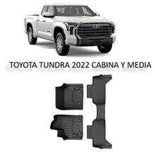Cargar imagen en el visor de la galería, Alfombra WeatherTech  Toyota Tundra Cabina y Media 2022-2023
