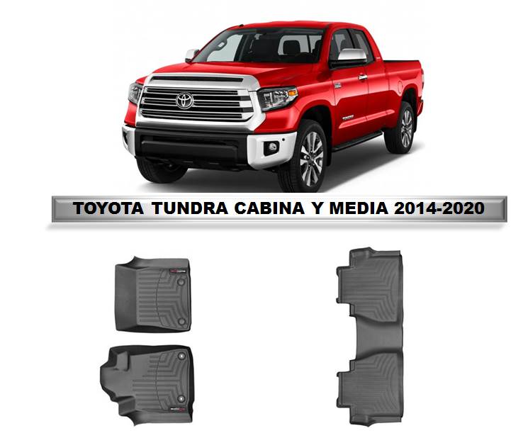 Alfombra WeatherTech  Toyota Tundra Cabina y Media 2015-2020