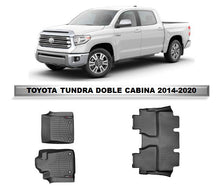 Cargar imagen en el visor de la galería, Alfombra WeatherTech  Toyota Tundra Doble Cabina 2015-2020
