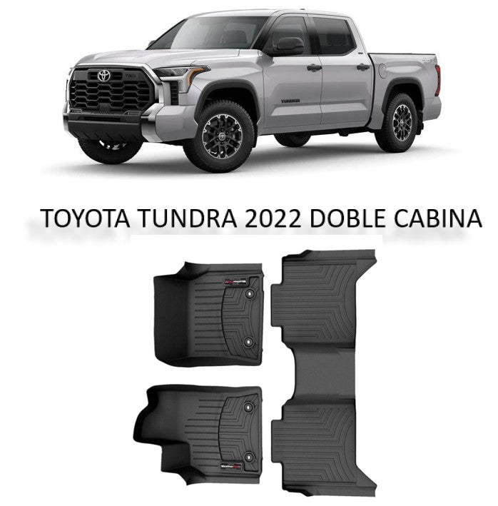 Alfombra WeatherTech  Toyota Tundra Doble Cabina 2022-2023