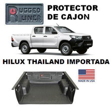 Cargar imagen en el visor de la galería, Protector De Cajón  Rugged Liner Toyota Importada Hilux Thailandesa 2015-2020
